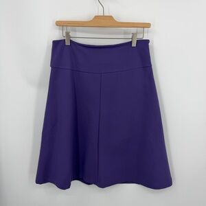 Betabrand Ponte Skort Skirt Plum Purple sz M a-line